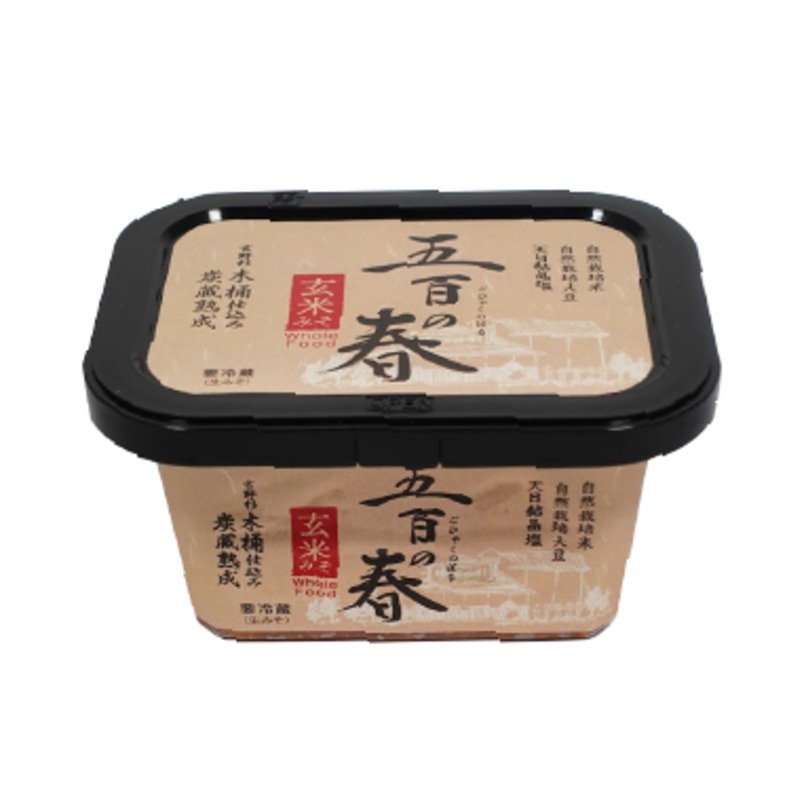 五百の春（玄米みそ）300gカップ＊