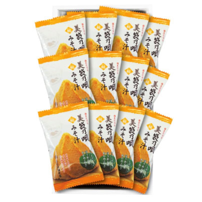 【ギフト・ご自宅用】フリーズドライみそ汁　12食セット＊　MA-25