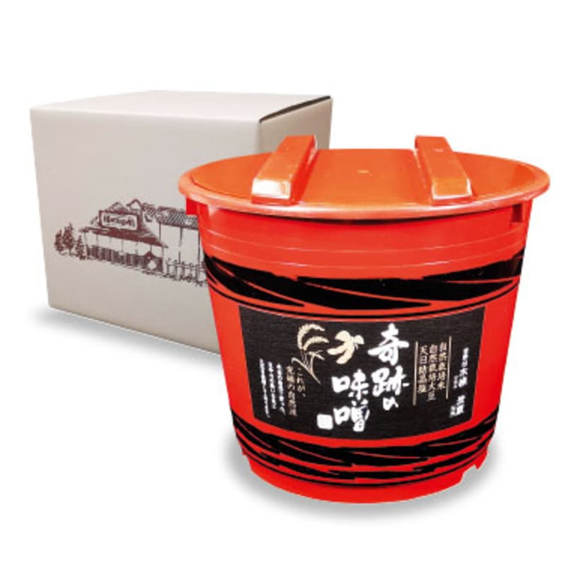 【ギフト・ご自宅用】奇跡の味噌　2kg樽入り＊　MA-19