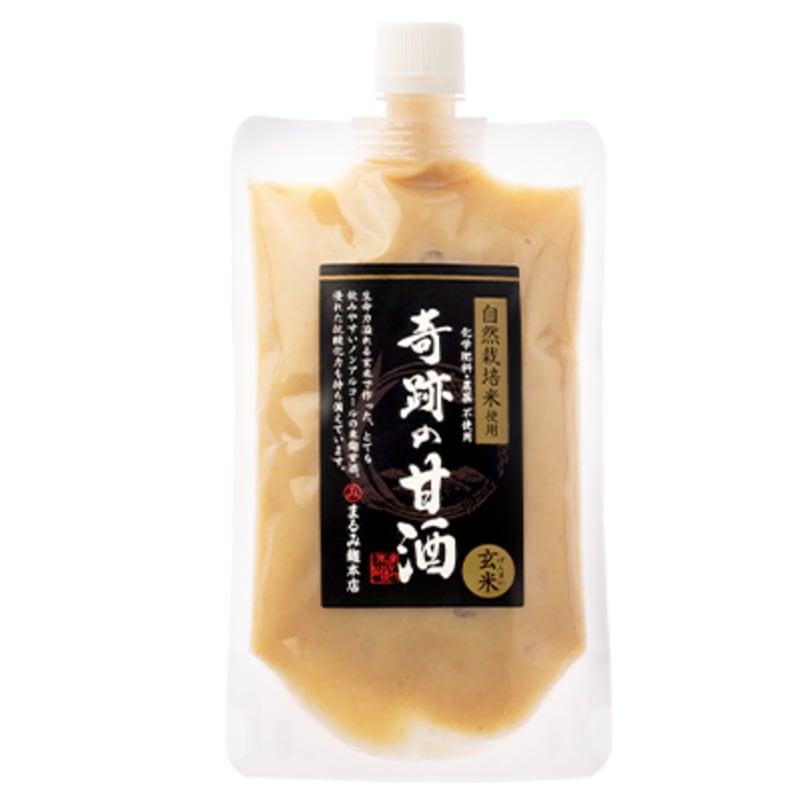 岡山県産　自然栽培　朝日米（玄米）使用　奇跡の甘酒（玄米） 300g＊