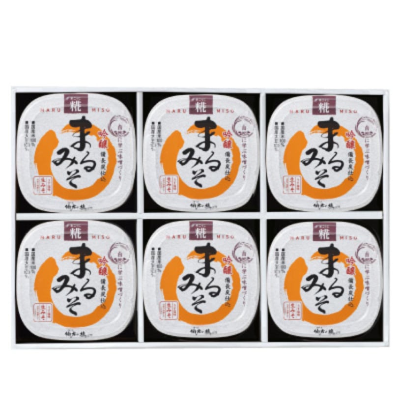 【ギフト・ご自宅用】まるみそ（糀） 6個セット＊　MA-09