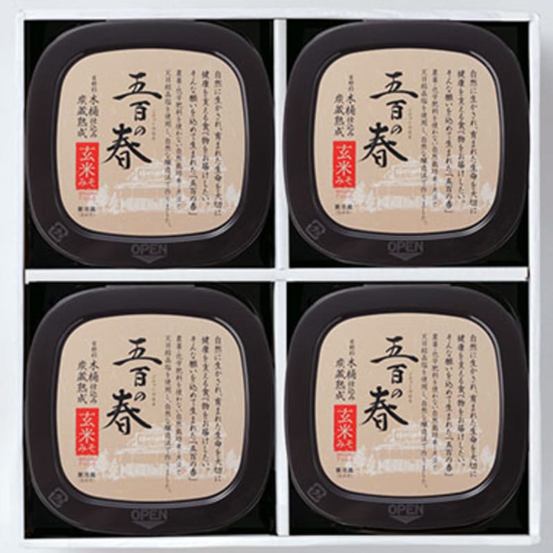 【ギフト・ご自宅用】五百の春　4個セット＊　MA-02