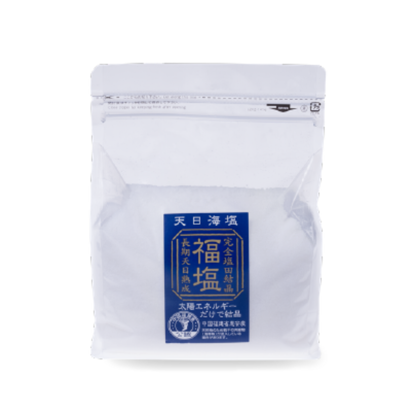 長期熟成　火を使わず仕上げた天日結晶塩　福塩（ふくえん） 1kg 袋＊