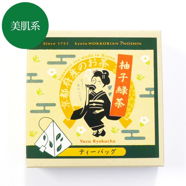 舞妓茶】柚子緑茶（ティーバッグ）