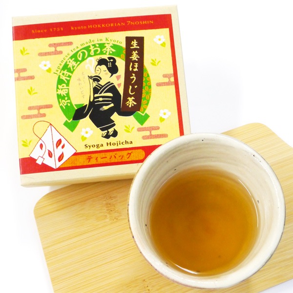 お茶目商品です 舞妓茶】生姜ほうじ茶（ティーバッグ）