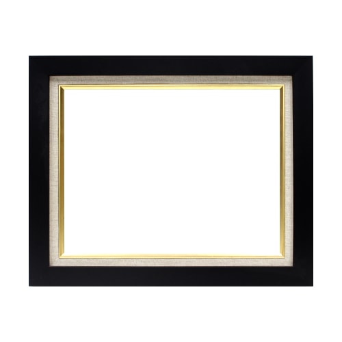 MRN-A6010-G ブラック 　[油彩額縁/UVカットアクリル]　SN340/W38