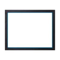 MRN-A5512-E  黒×ブルー(ライナー) 　[油彩額縁/UVカットアクリル]　SN220/W27
