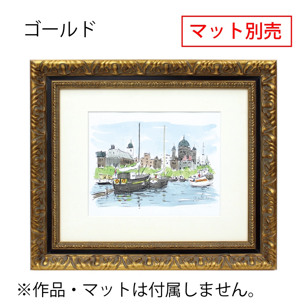 MRN-D3014-F ゴールド　[デッサン額縁/UVカットアクリル]　SN300/W59