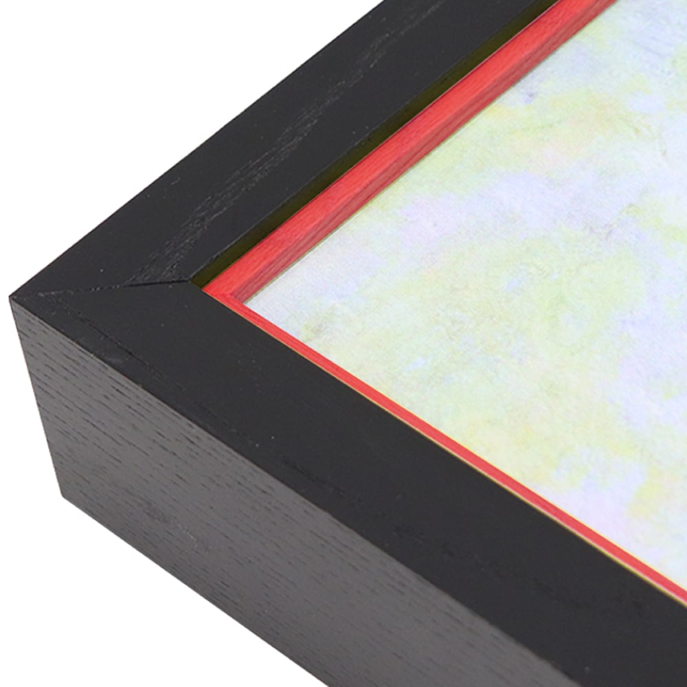 MRN-A5512-E  黒×レッド(ライナー) 　[油彩額縁/UVカットアクリル]　SN220/W27