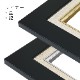 MRN-A1002-C ブラック　[油彩額縁/UVカットアクリル]　SN240/W50