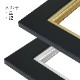 MRN-A1002-C ブラック　[油彩額縁/UVカットアクリル]　SN240/W50
