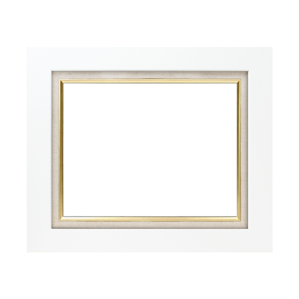 MRN-A1002-C ホワイト　[油彩額縁/UVカットアクリル]　SN240/W50