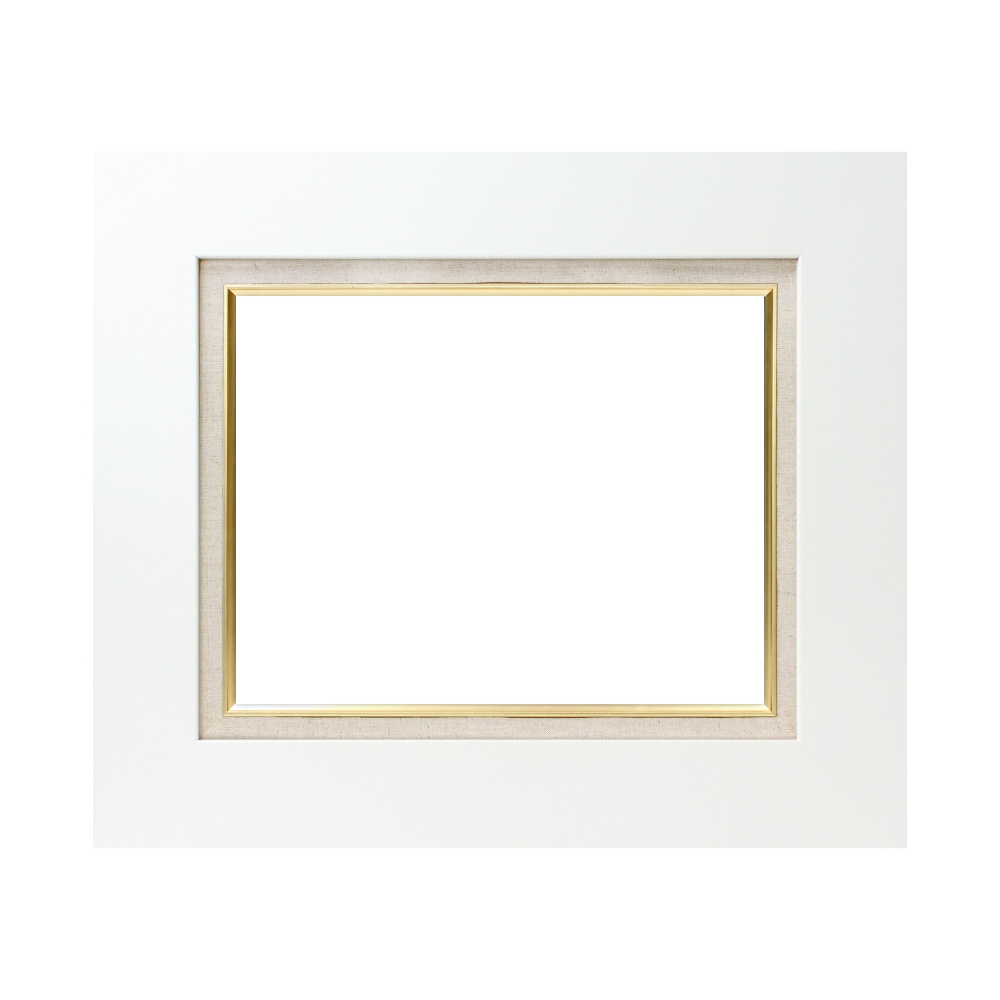 MRN-A1003-D ホワイト　[油彩額縁/UVカットアクリル]　SN340/W76