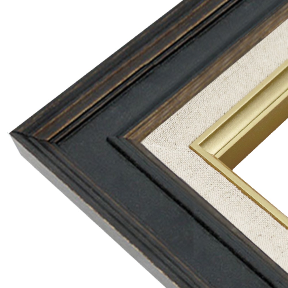 MRN-A3006-E ブラック　[油彩額縁/UVカットアクリル]　SN280/W51