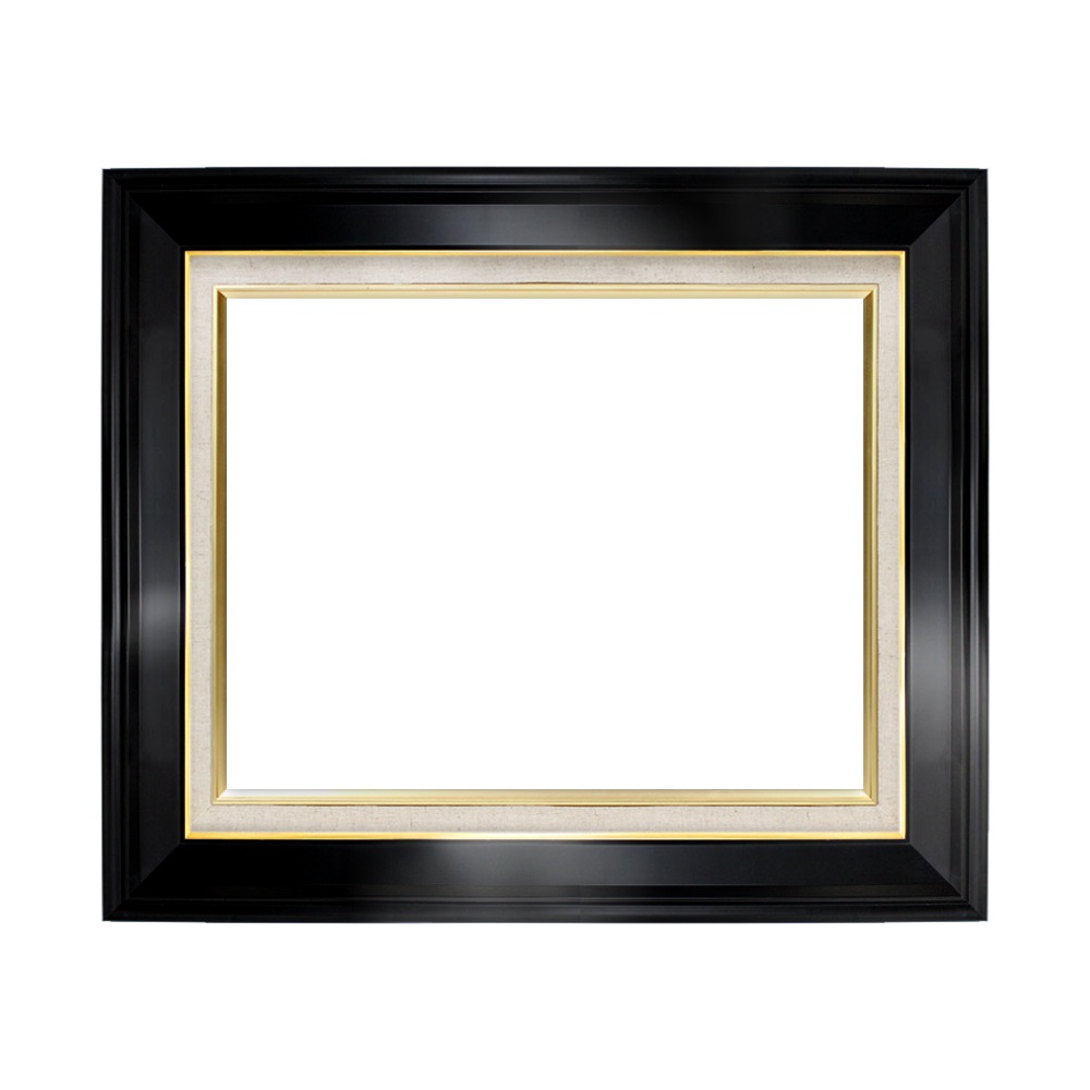 MRN-A3007-C ブラック　[油彩額縁/UVカットアクリル]　SN180/W45