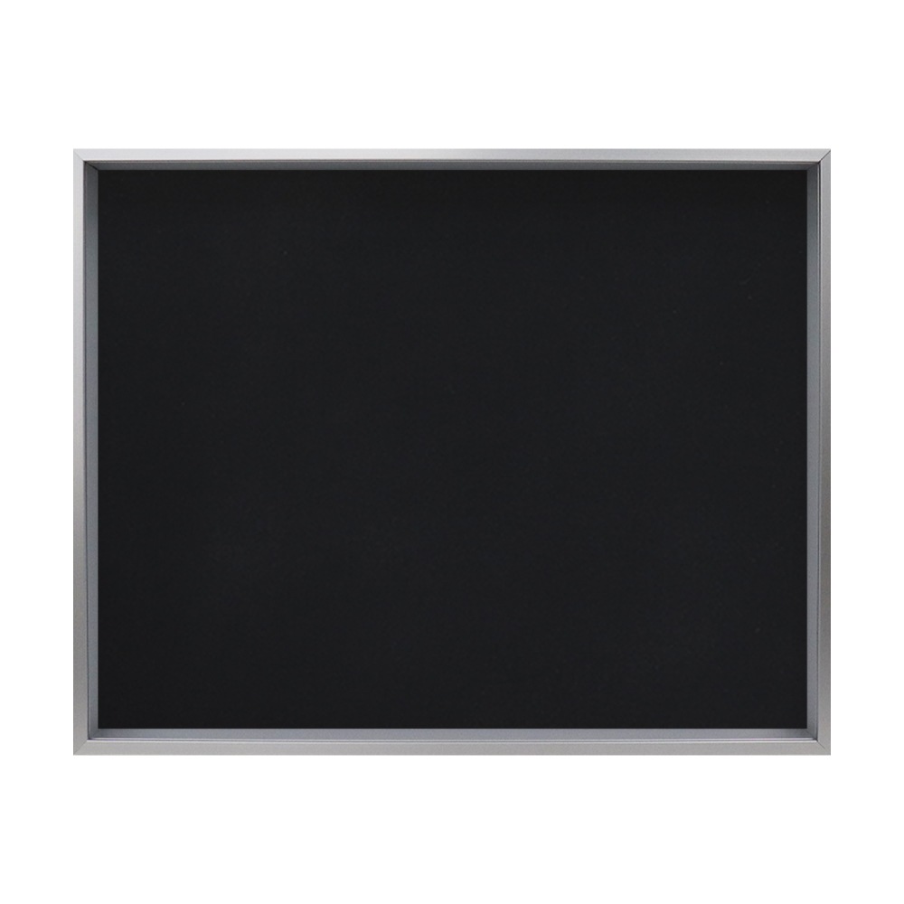 MRN-A4019-C シルバー×ブラック(布)  　[油彩額縁/UVカットアクリル]　SN200/W10