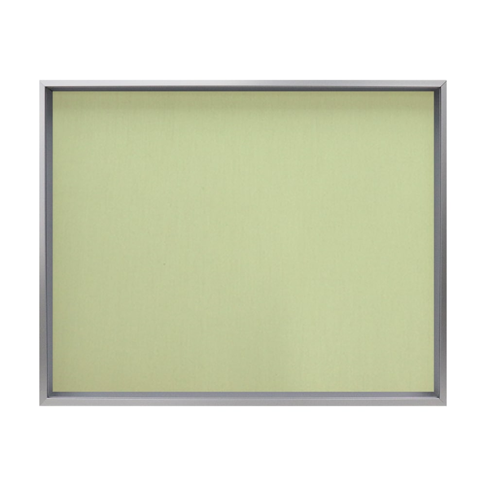 MRN-A4019-C シルバー×グリーン(布)  　[油彩額縁/UVカットアクリル]　SN200/W10