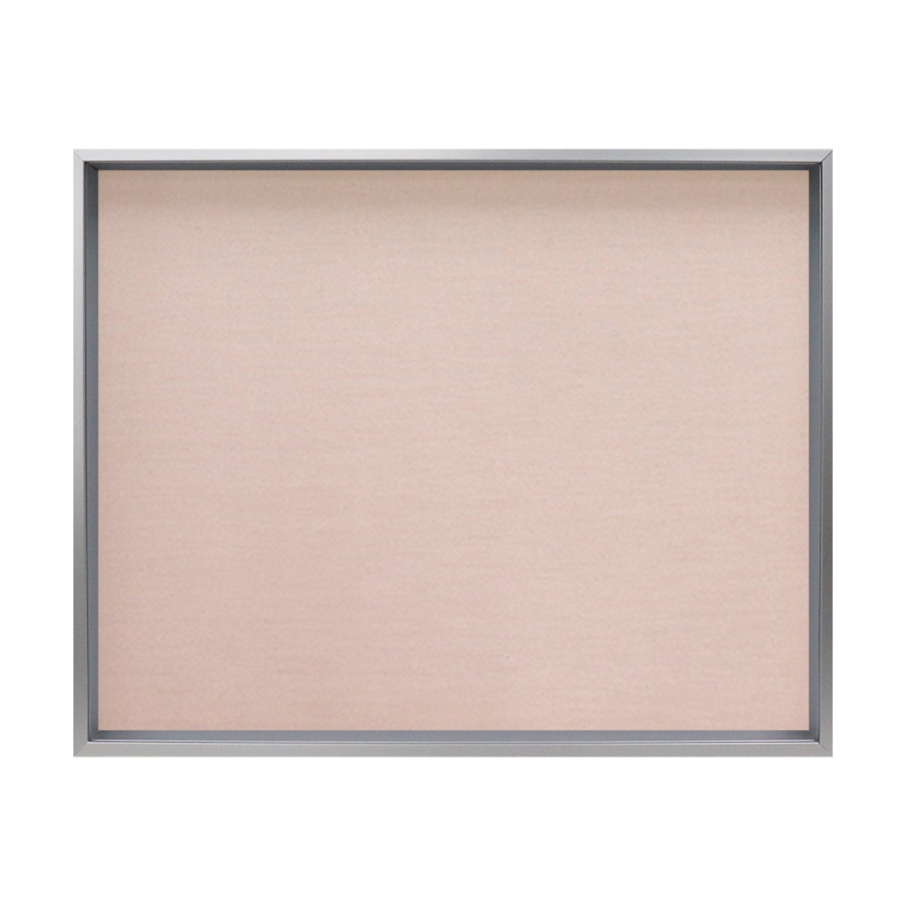 MRN-A4019-C シルバー×ピンク(布)  　[油彩額縁/UVカットアクリル]　SN200/W10
