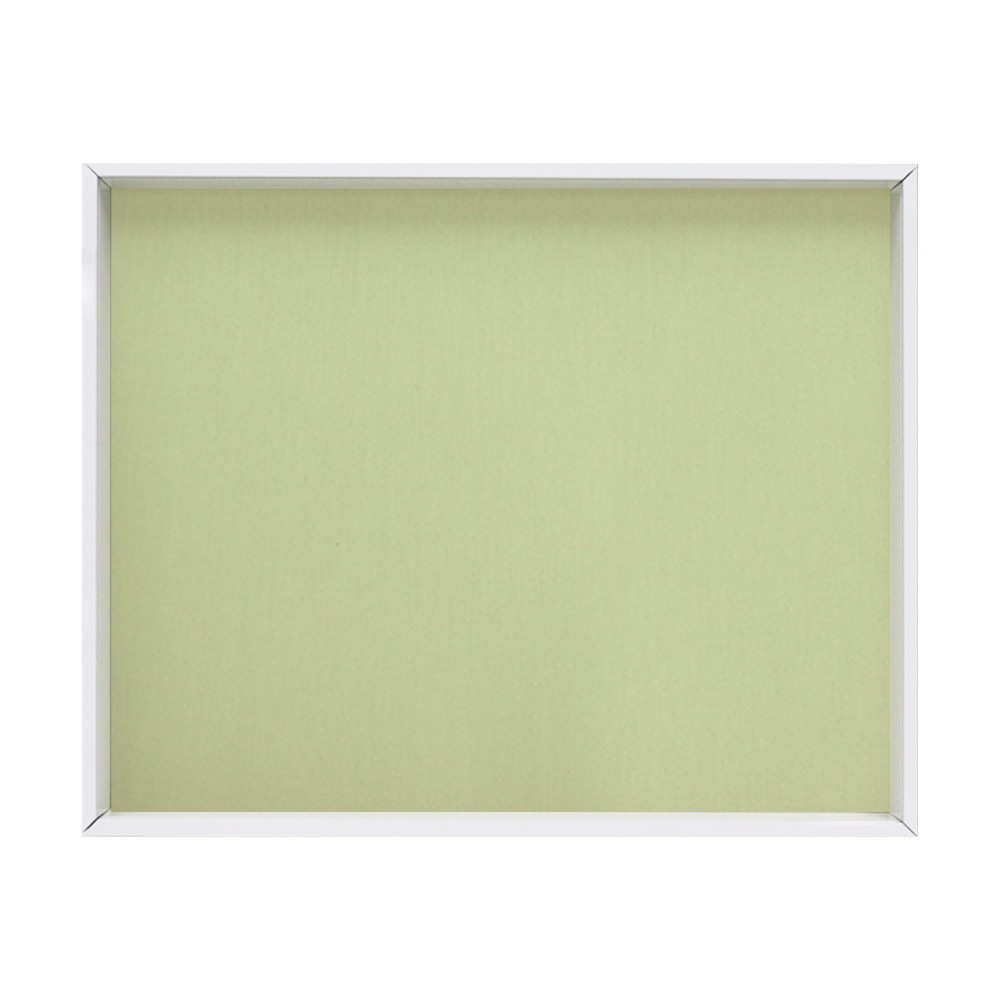 MRN-A4019-C ホワイト×グリーン(布)  　[油彩額縁/UVカットアクリル]　SN200/W10