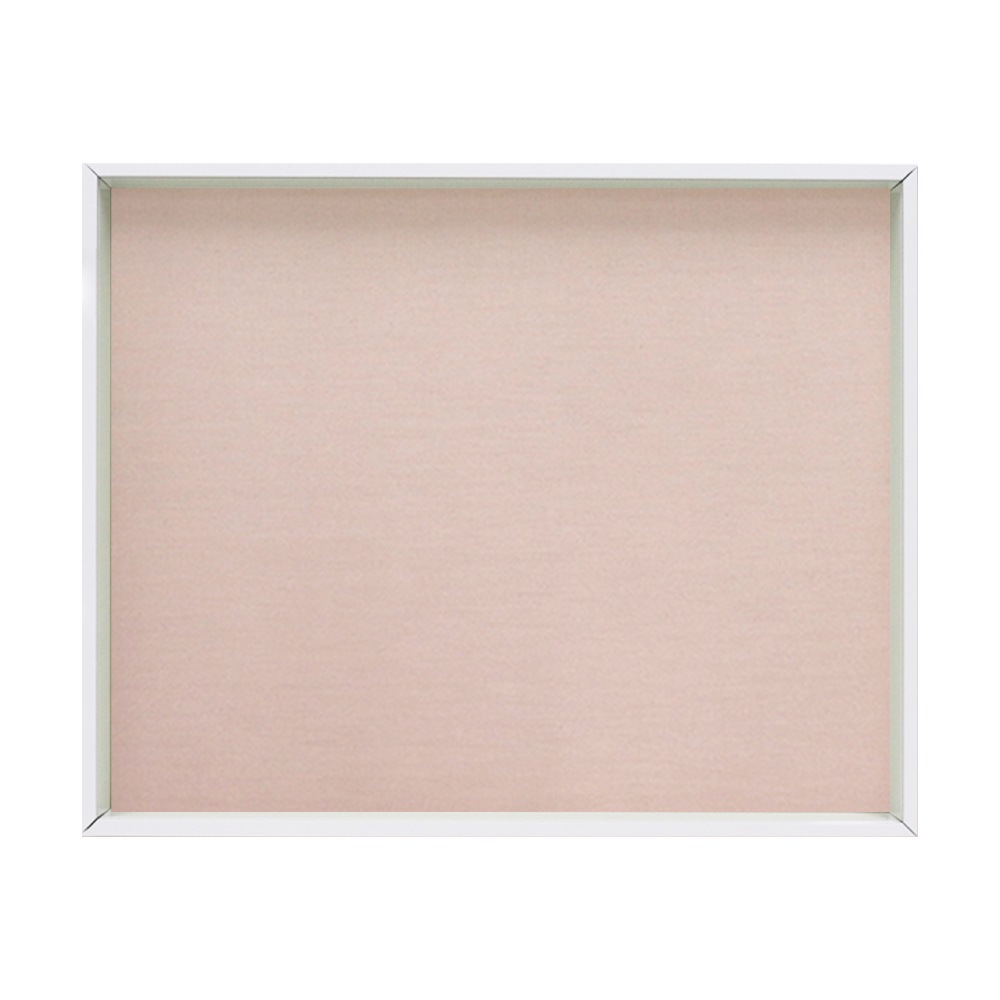 MRN-A4019-C ホワイト×ピンク(布)  　[油彩額縁/UVカットアクリル]　SN200/W10