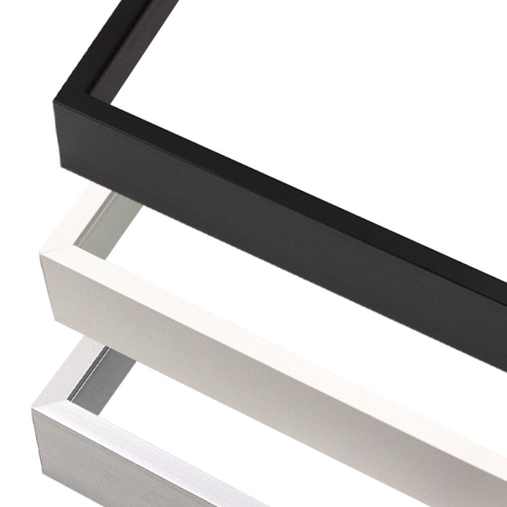 MRN-A4019-C ホワイト×レッド(布)  　[油彩額縁/UVカットアクリル]　SN200/W10