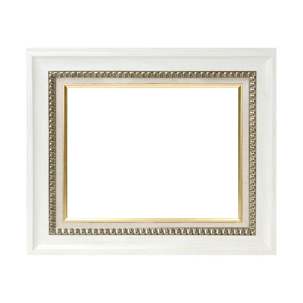 MRN-A5002-F ホワイト　[油彩額縁/UVカットアクリル]　SN340/W71