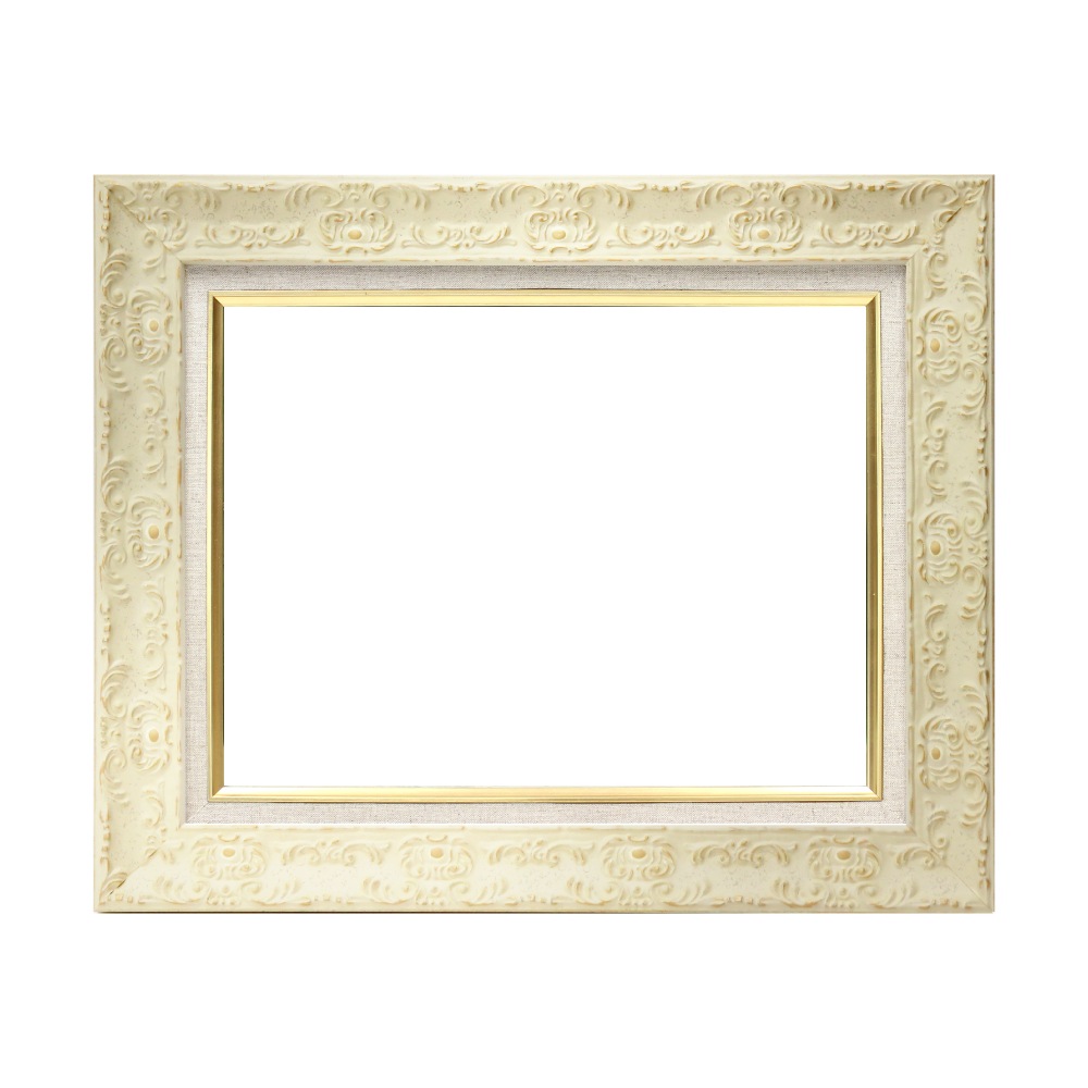 MRN-A5529-D ホワイト 　[油彩額縁/UVカットアクリル]　SN200/W50