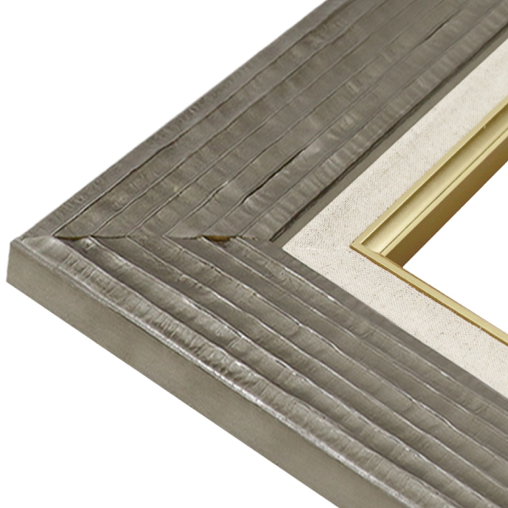 MRN-A5004-E シルバー　[油彩額縁/UVカットアクリル]　SN300/W63