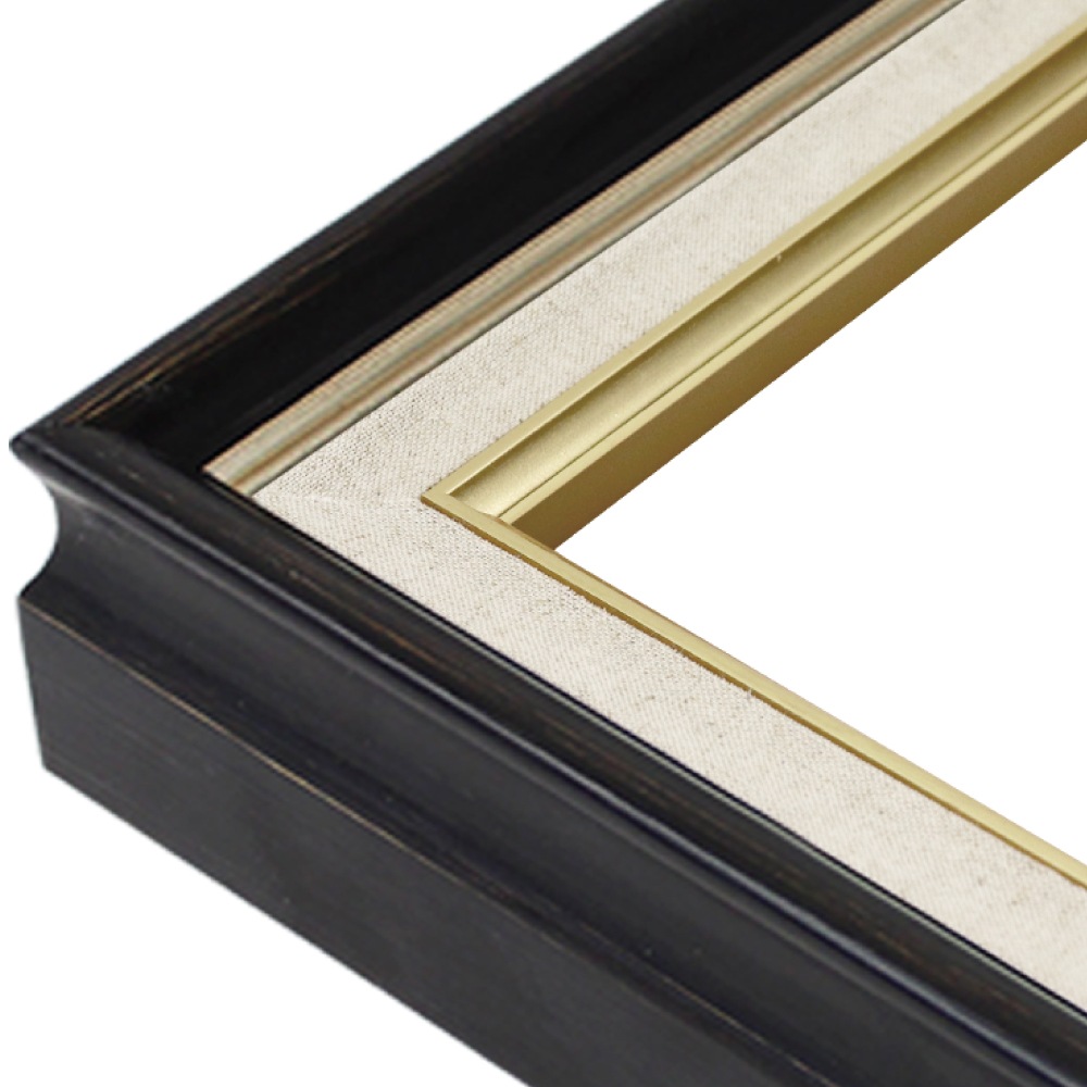 MRN-A5009-C ブラック 　[油彩額縁/UVカットアクリル]　SN240/W23