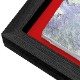 MRN-A5510-C 黒×レッド(布) 　[油彩額縁/UVカットアクリル]　SN220/W23