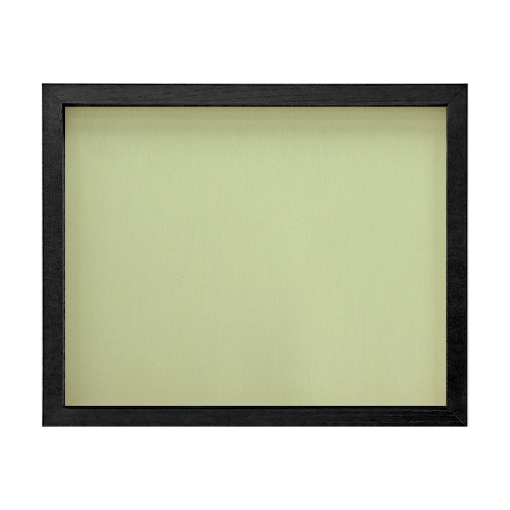 MRN-A5510-C 黒×グリーン(布) 　[油彩額縁/UVカットアクリル]　SN220/W23