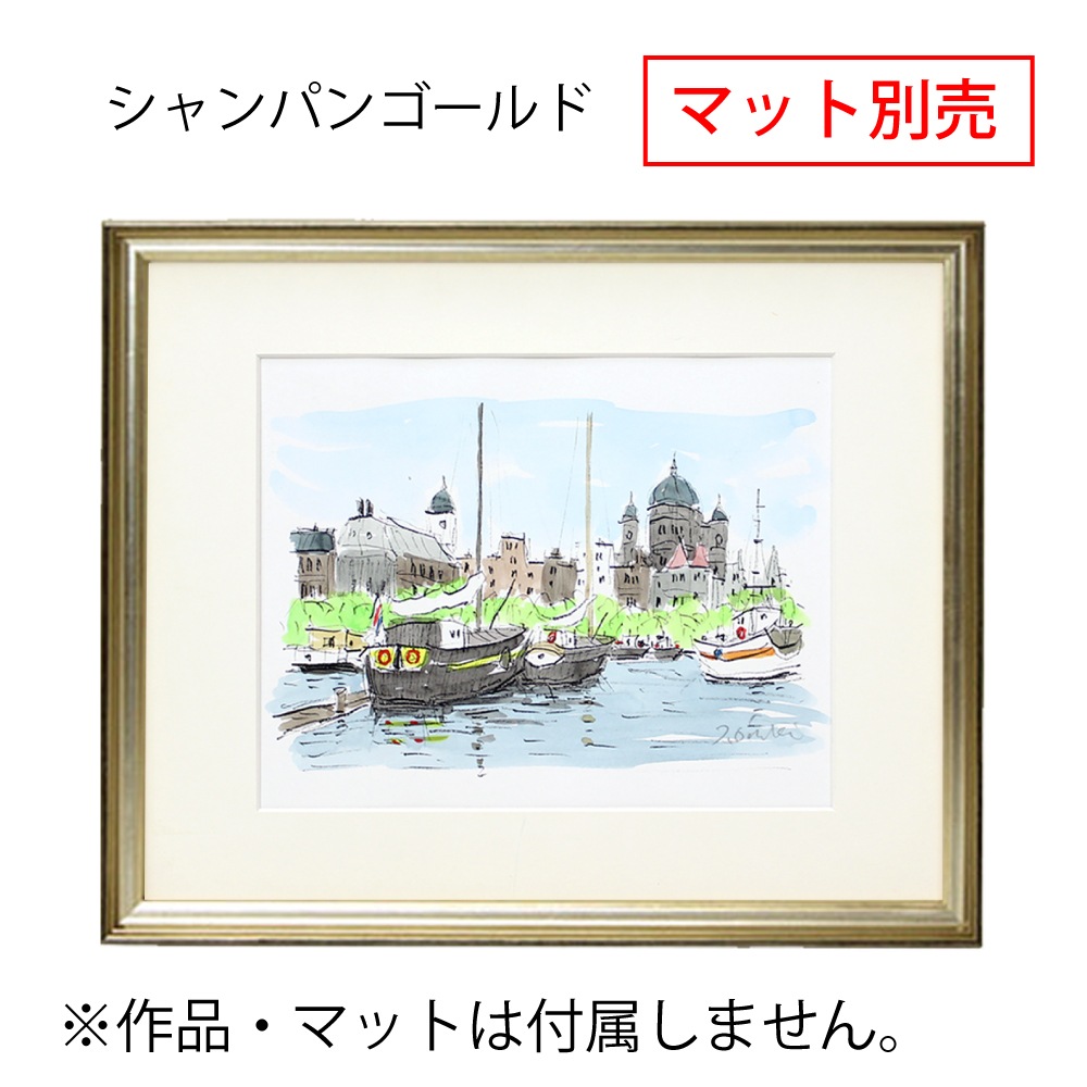 MRN-D5008-C シャンパンゴールド　[デッサン額縁/UVカットアクリル]　SN150/W22