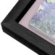 MRN-A5510-C 黒×ラベンダー(布) 　[油彩額縁/UVカットアクリル]　SN220/W23