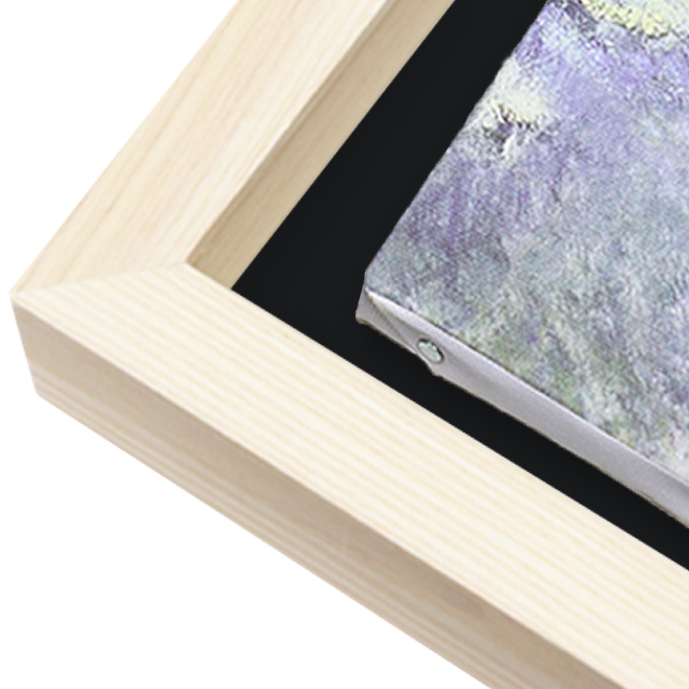 MRN-A5510-C 無垢×ブラック(布) 　[油彩額縁/UVカットアクリル]　SN220/W23