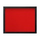 MRN-A5511-D  黒×レッド(布) 　[油彩額縁/UVカットアクリル]　SN280/W23