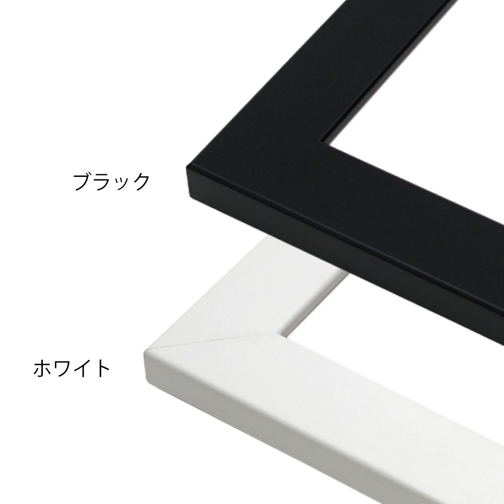 MRN-D6002-B ブラック　[デッサン額縁/UVカットアクリル]　SN200/W30