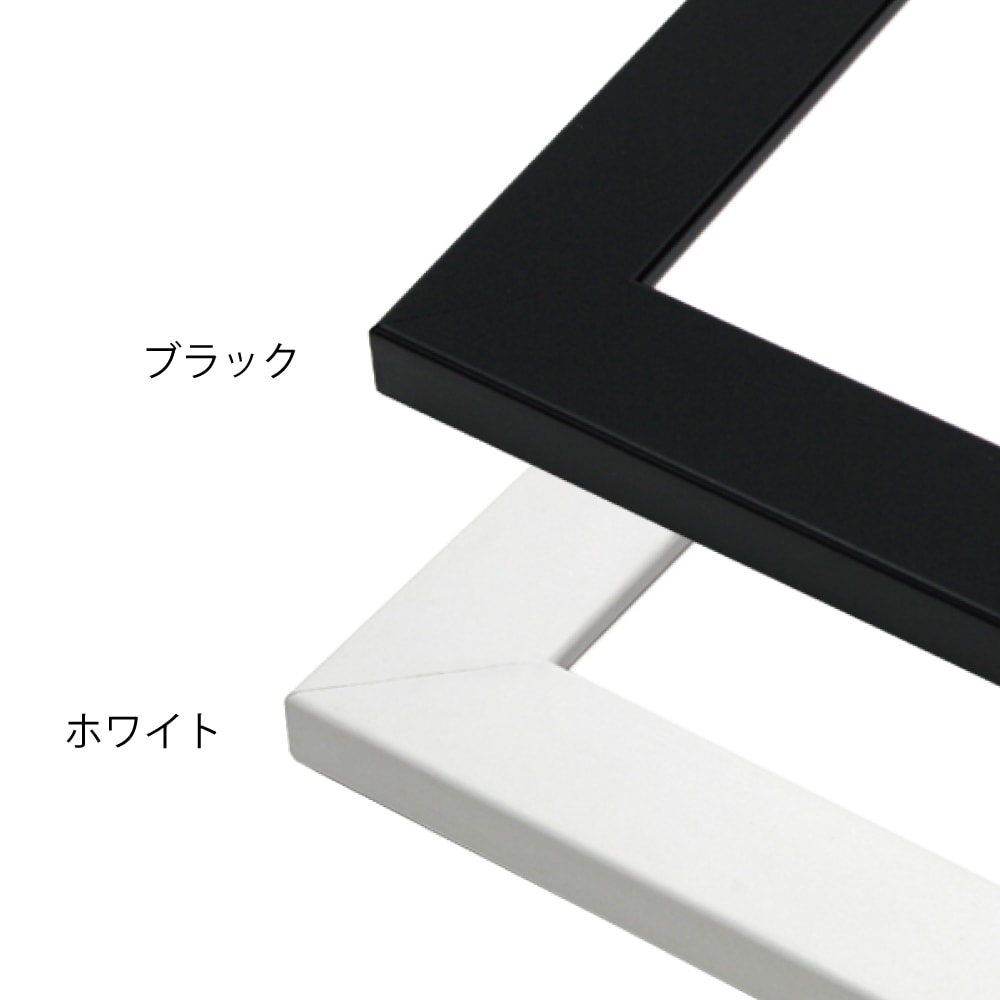 MRN-D6002-B ホワイト　[デッサン額縁/UVカットアクリル]　SN200/W30