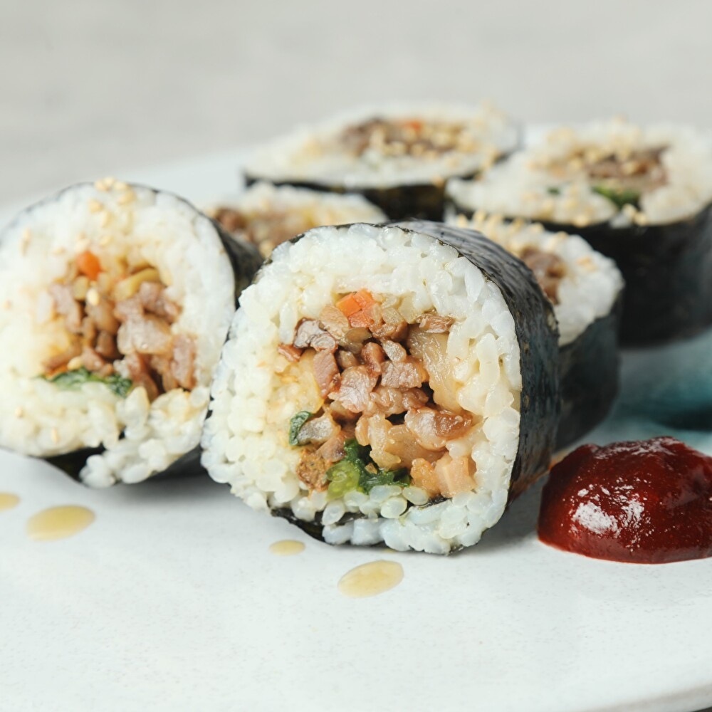 【化粧箱入】ステーキ重&キンパ＆肉味噌ギフトセット（3個入）
