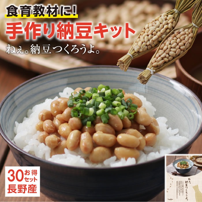 送料無料】手作り納豆キット ねぇ。納豆つくろうよ。30個セット