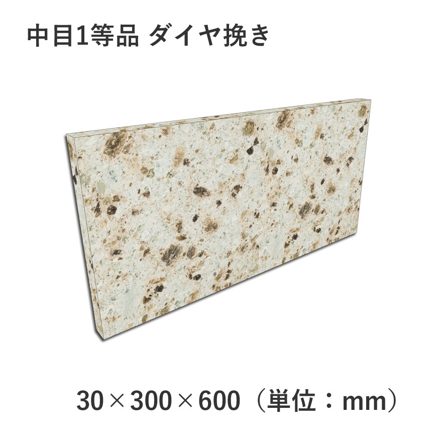 買った石です 中目1等品 ダイヤ挽き 30×300×600 | すべての商品 | 大谷石、新大谷石