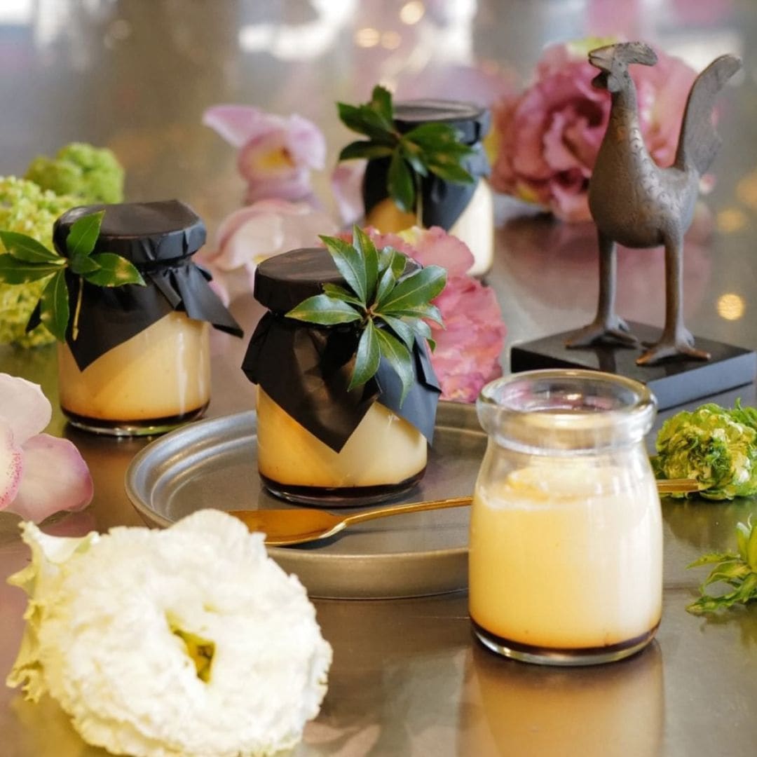 下諏訪町プリン | プリン | MARUSAN cafe 長野県下諏訪町の花屋の中の