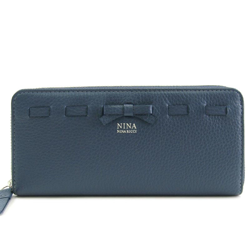新品・未使用】NINA RICCI（ニナ・リッチ）レディース長財布ネイビー