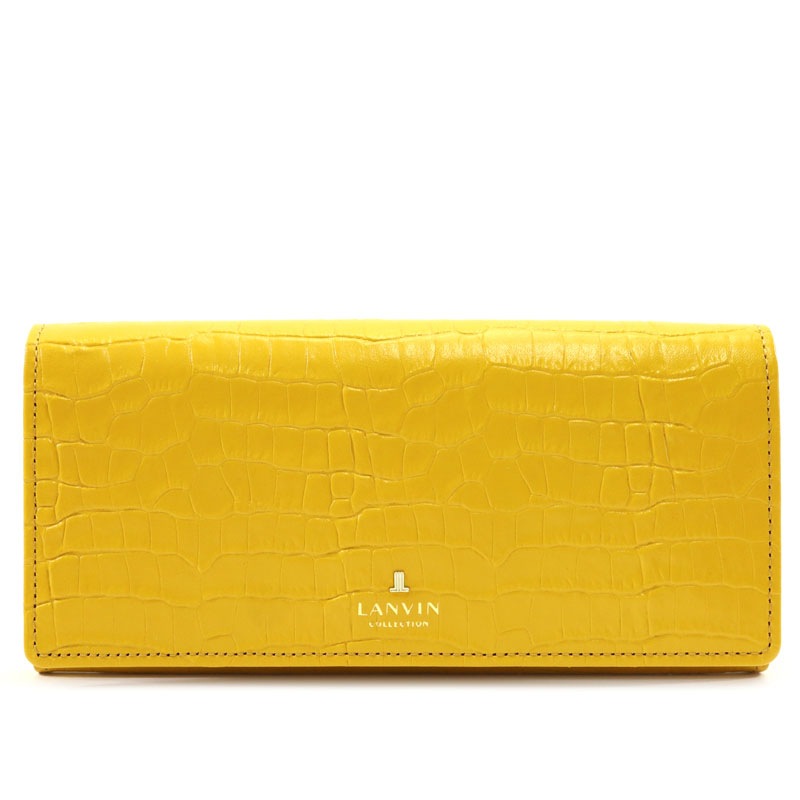 ランバン コレクション】 ラメール パース かぶせ長財布 [65-6714