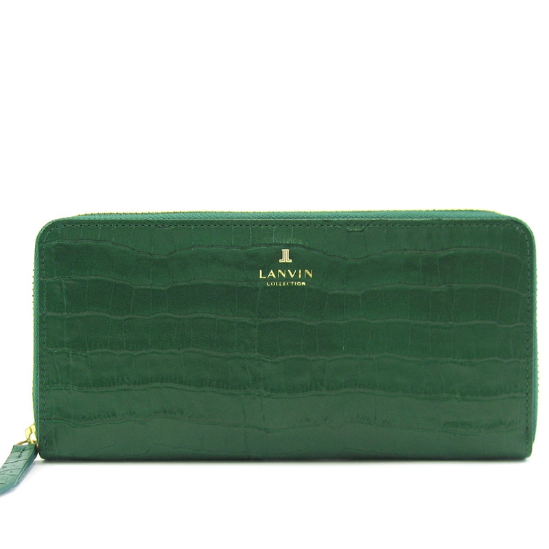 SALEランバン　LANVIN COLLECTION ラ メールパース 長財布 ランバン コレクション】 ラペリ パース かぶせ長財布 [65-6614