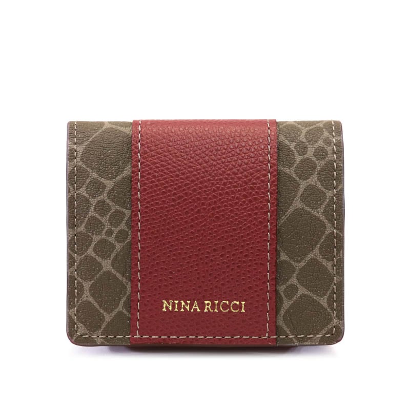 NINA RICCI ニナリッチ 財布 二つ折り ボックス型小銭入れ