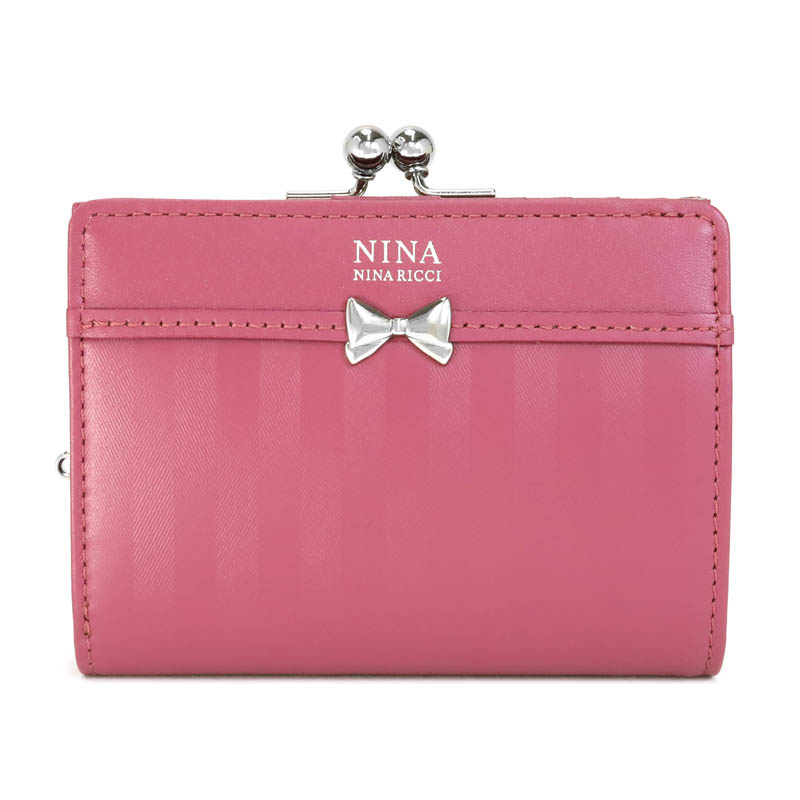 NINA ビーズ　財布 ニナ・ニナ リッチ】 ラビラント パース かぶせ長財布 [35-3053