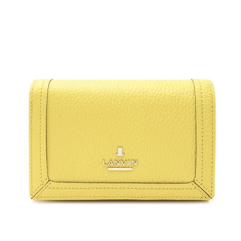 ランバン コレクション】 レジェ パース 2つ折り財布 ファスナー