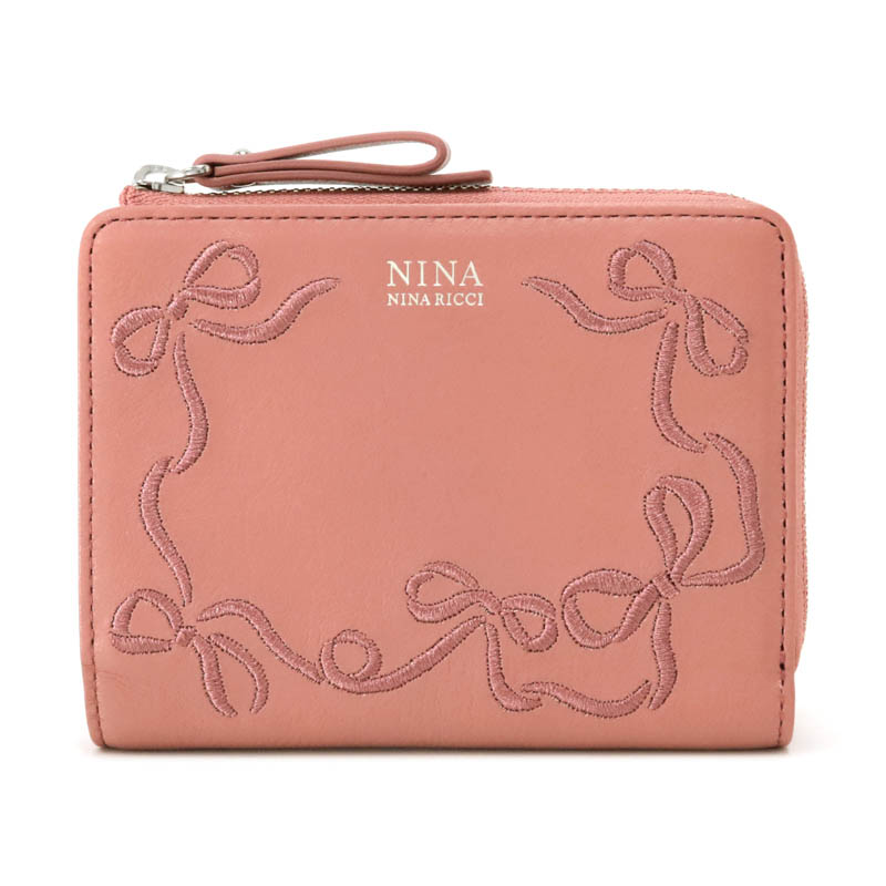 ニナ・ニナ リッチ】 マリア パース 2つ折り財布 外ファスナー小銭