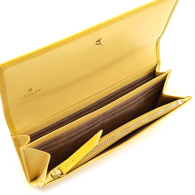 ランバン コレクション】 ラメール パース かぶせ長財布 [65-6714