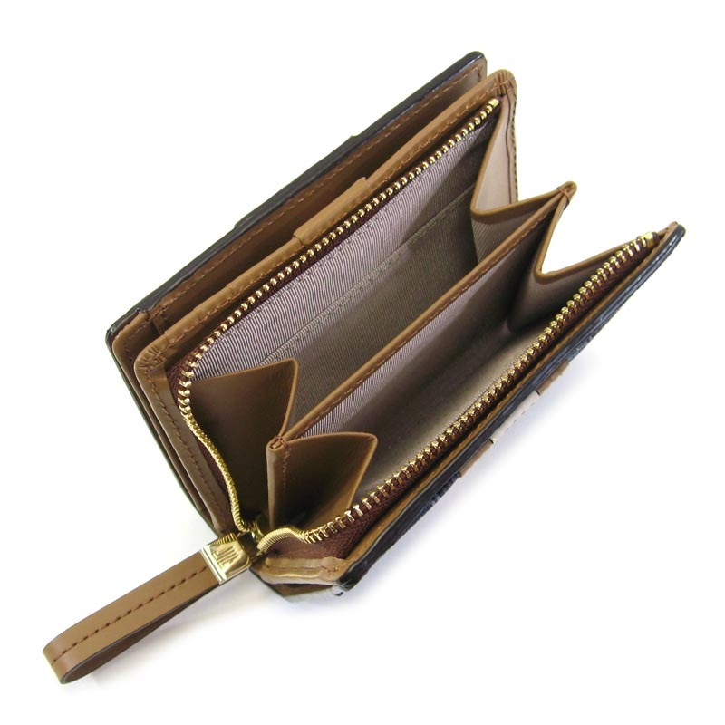ランバン コレクション】 フェリア パース 2つ折り財布 外ファスナー